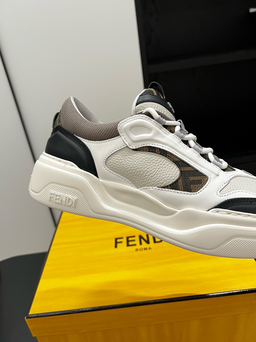 フェンディ「Fendi」フェンディ マッチ スニーカー / レザースニーカー