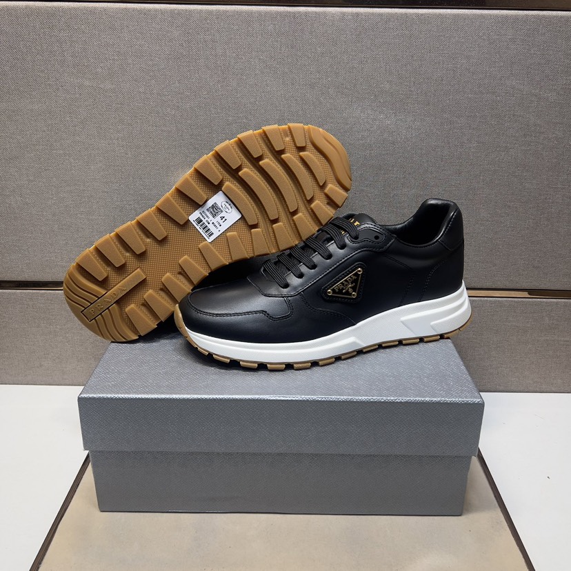 プラダ「Prada」プラダ プレミアムスニーカー (2026年春夏モデル) / レザースニーカー