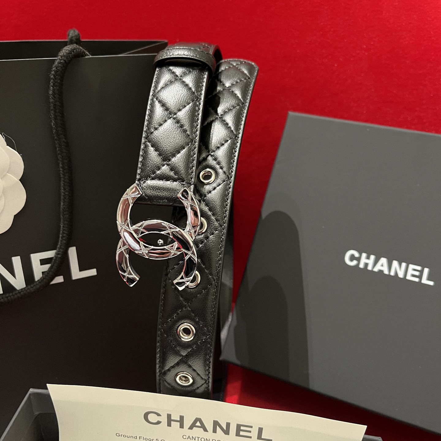 シャネル「Chanel」プレミアム トゴレザーベルト / ハイエンドウエストベルト