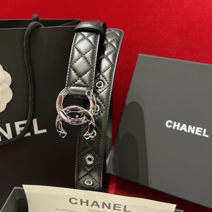 シャネル「Chanel」プレミアム トゴレザーベルト / ハイエンドウエストベルト