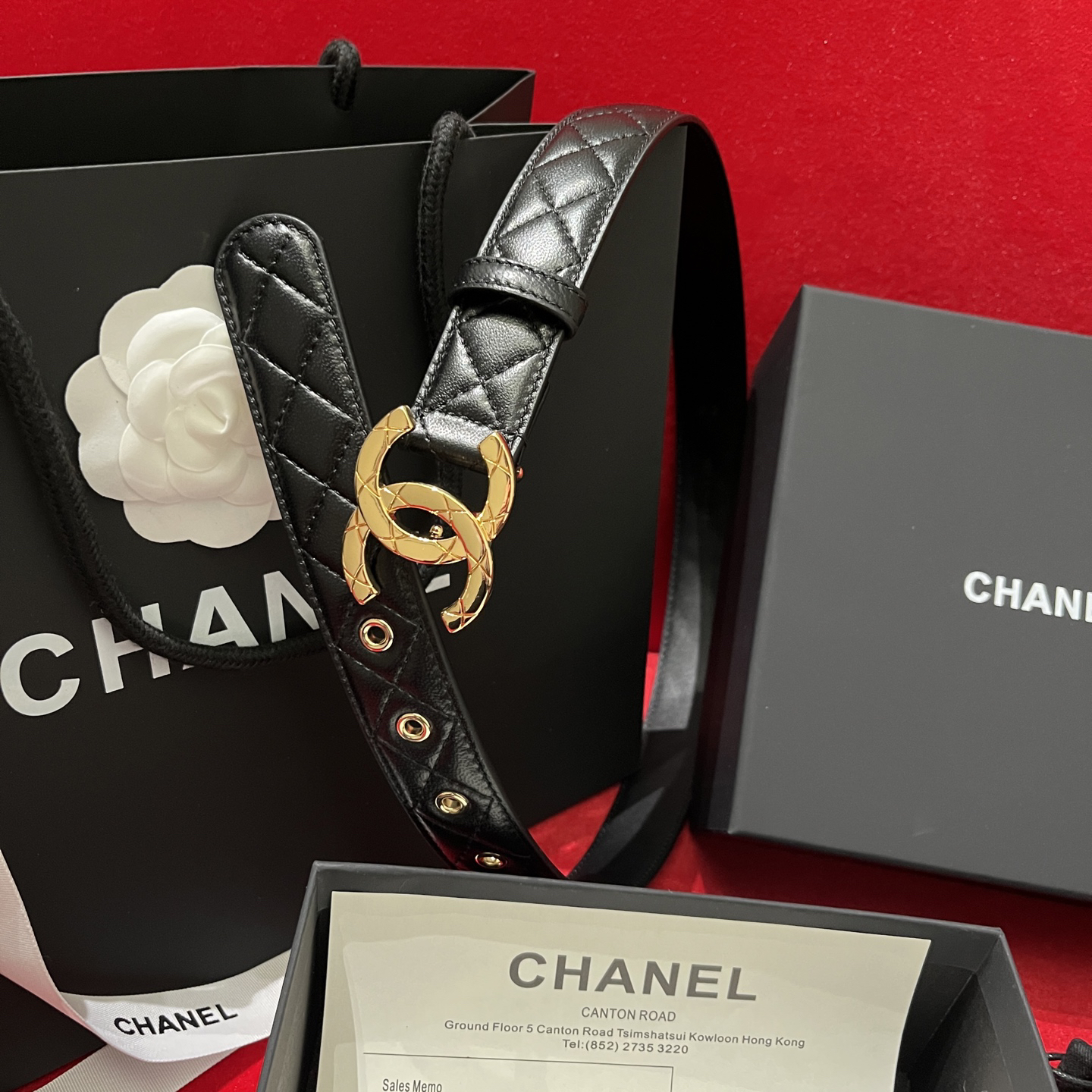 シャネル「Chanel」プレミアム トゴレザーベルト / ハイエンドウエストベルト