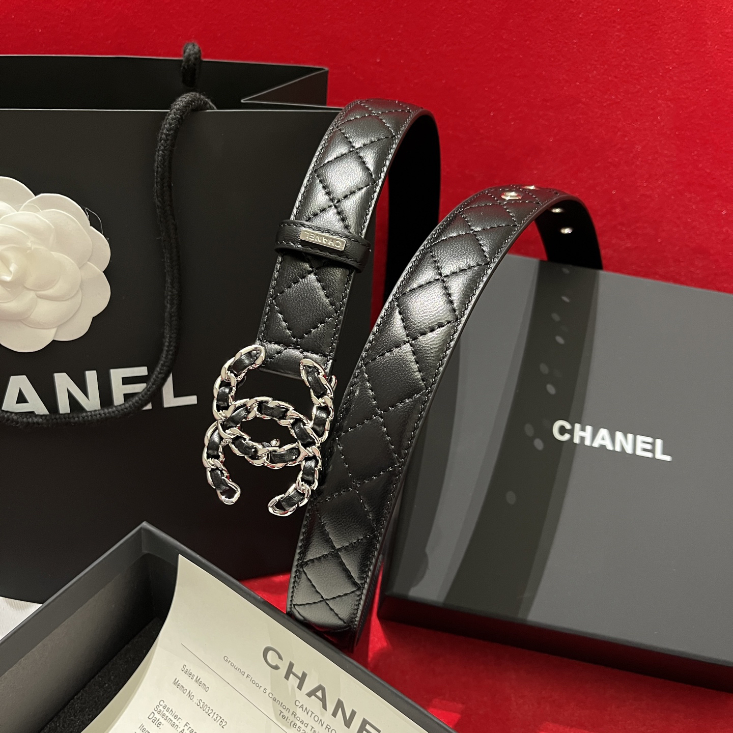 シャネル「Chanel」プレミアム トゴレザーベルト / ハイエンドウエストベルト