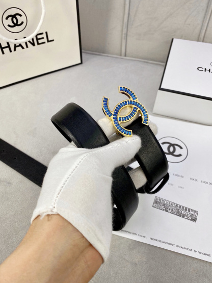 シャネル「Chanel」プレミアム トゴレザーベルト / ハイエンドウエストベルト