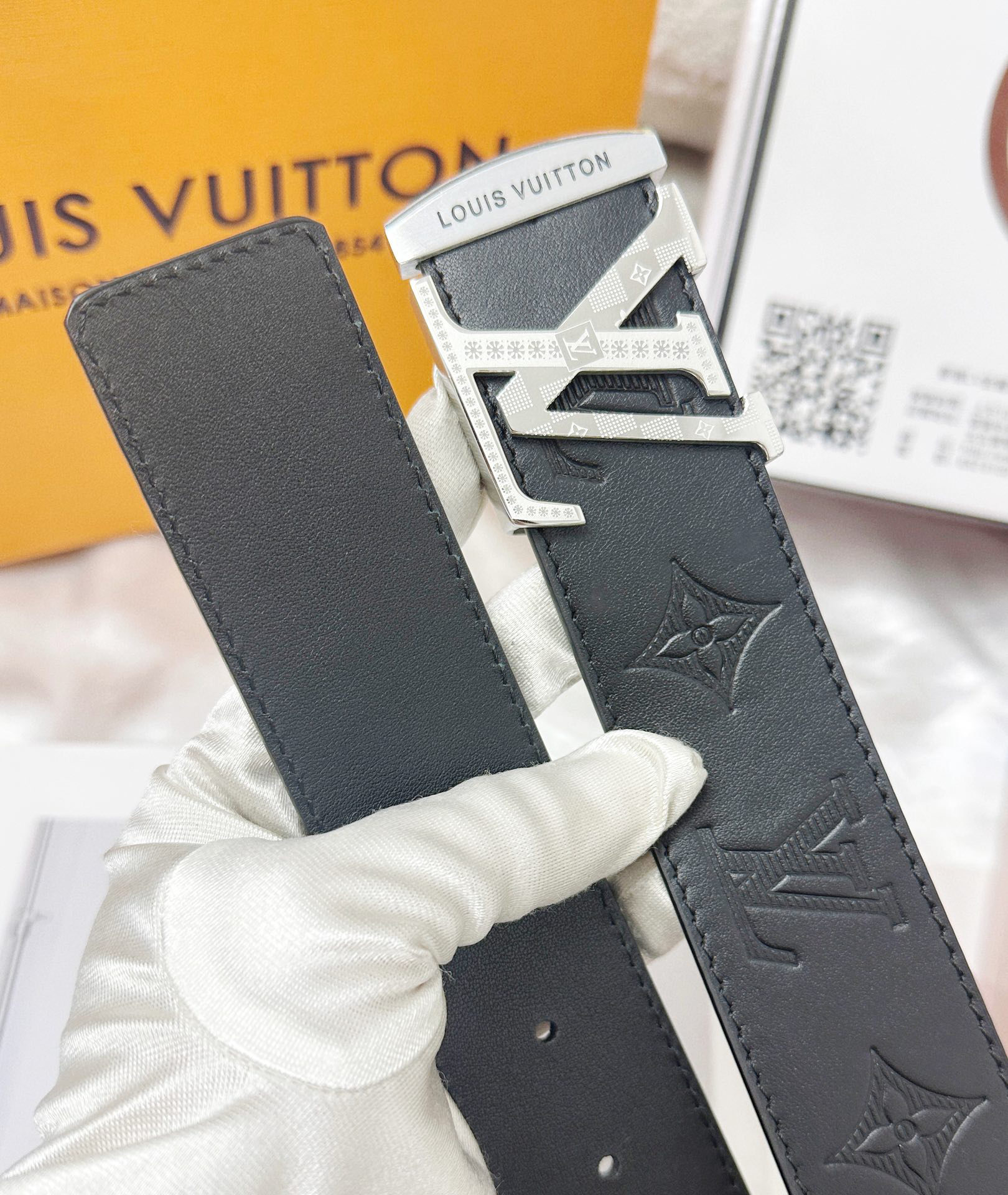 ルイ・ヴィトン「Louis Vuitton」プレミアム トゴレザーベルト / ハイエンドウエストベルト