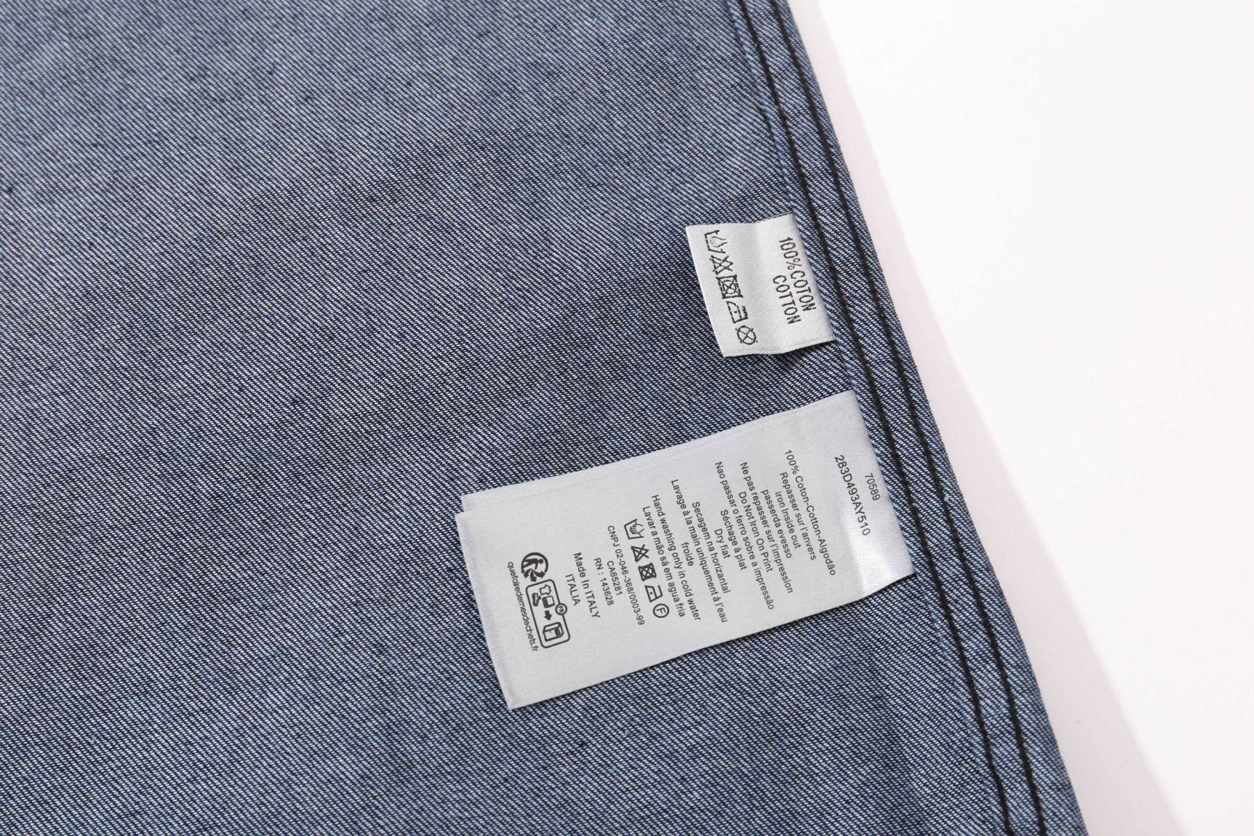 ディオール「Dior」ディオール アンド コーズ オーバーシャツ / デニムシャツ