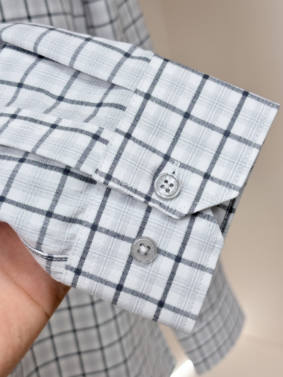 エルメス「Hermès」エルメス 刺繍ロゴ ロングスリーブシャツ / ドレスシャツ