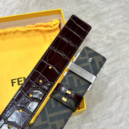 フェンディ「Fendi」FF ベルト - リバーシブル フックベルト