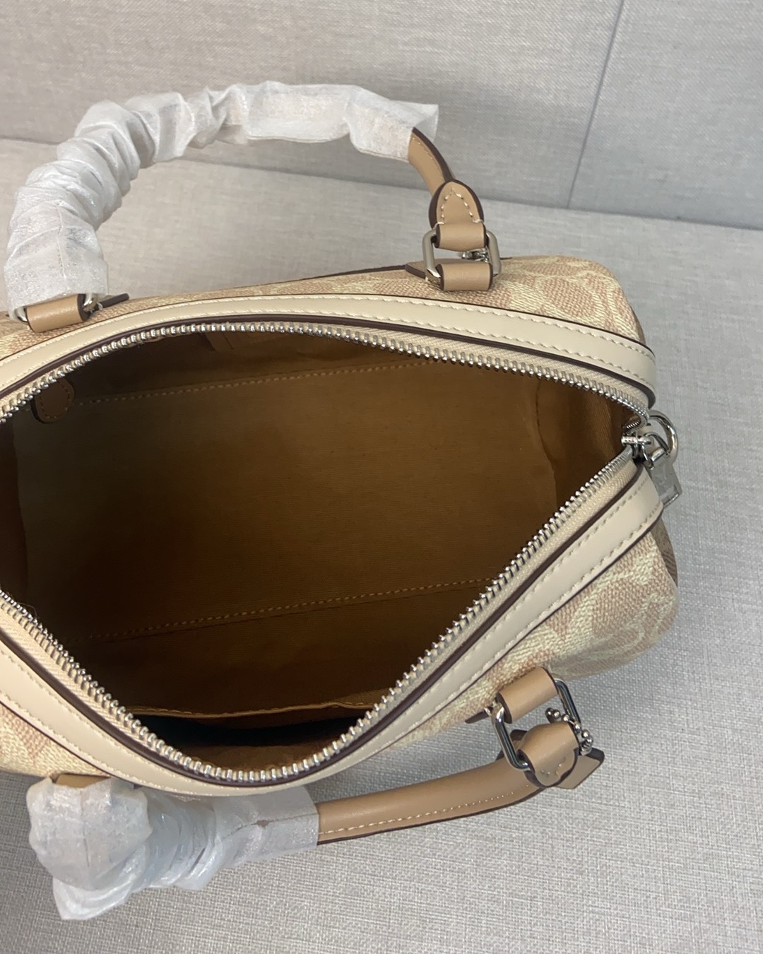 コーチ「Coach」 Rowan レザー ボストンバッグ