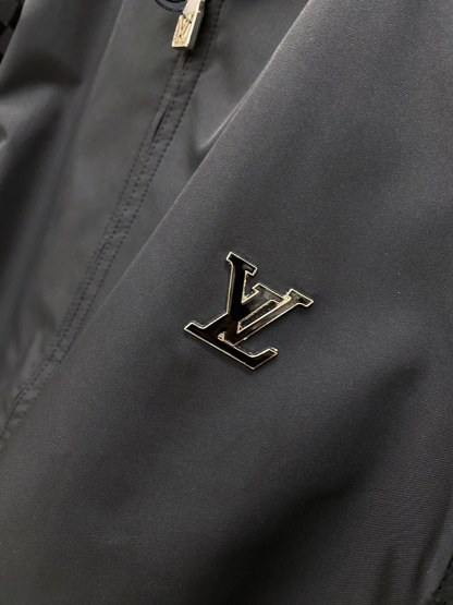 ルイ・ヴィトン「Louis Vuitton」ルイ・ヴィトン ダミエ ベルベット スタンドカラー ジャケット / アウター