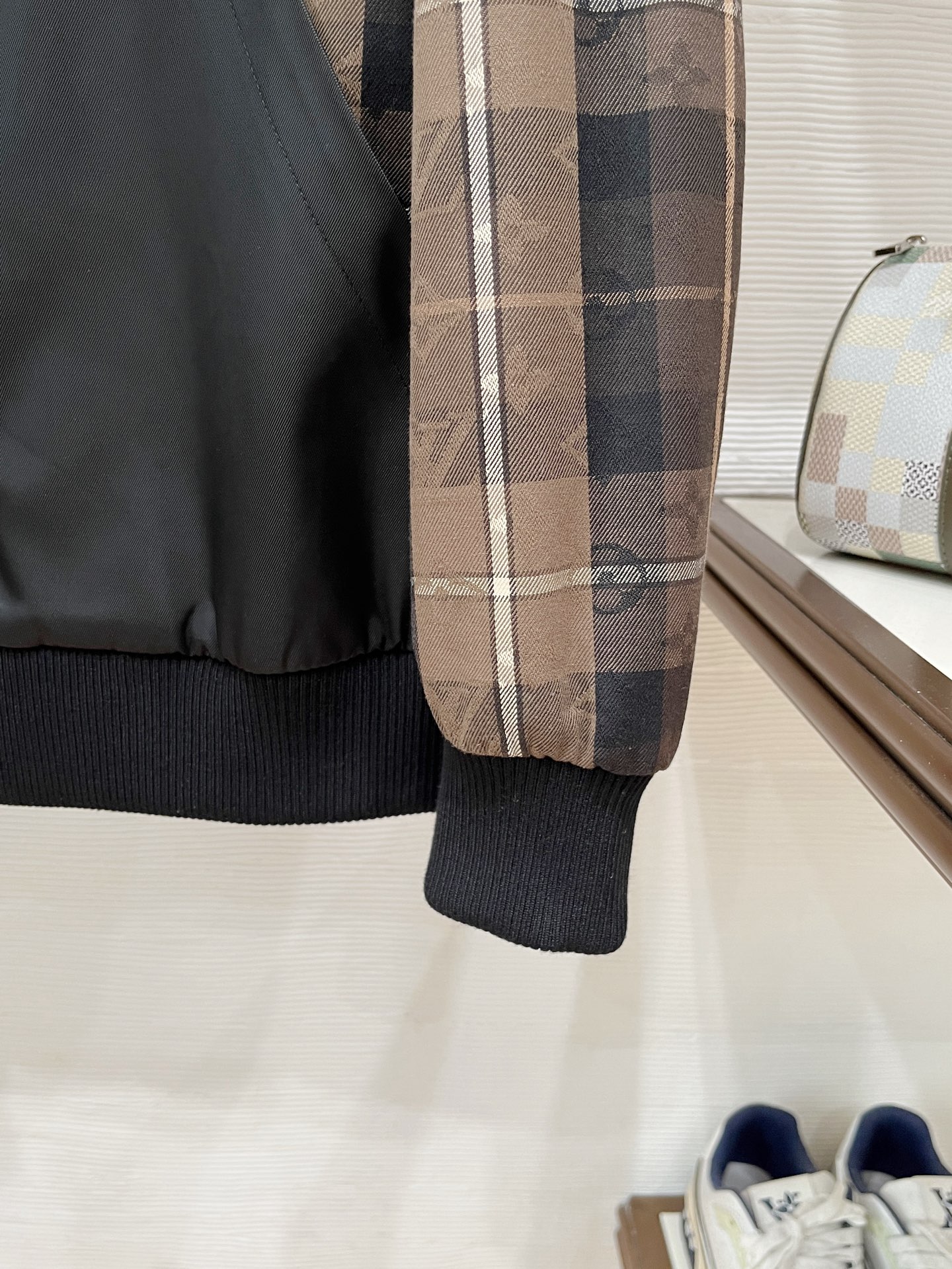 ルイ・ヴィトン「Louis Vuitton」ルイ・ヴィトン モノグラム チェック フーデッドジャケット / メンズ アウター