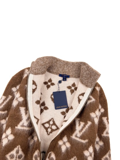 ルイ・ヴィトン「Louis Vuitton」ルイ・ヴィトン フライトモード ラッシュ モノグラム ジップアップジャケット / レディース