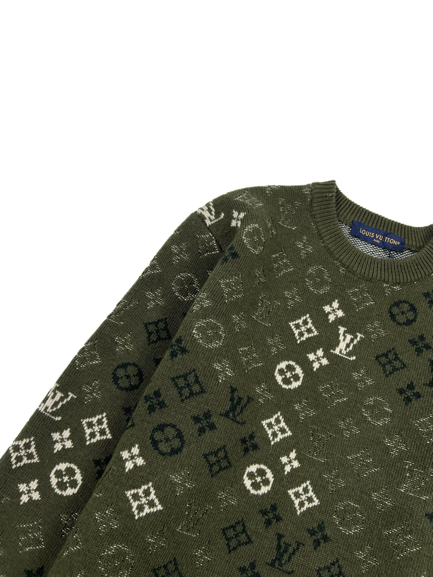 ルイ・ヴィトン「Louis Vuitton」ルイ・ヴィトン モノグラム サープラス ジャカード プルオーバー / メンズ ニットセーター