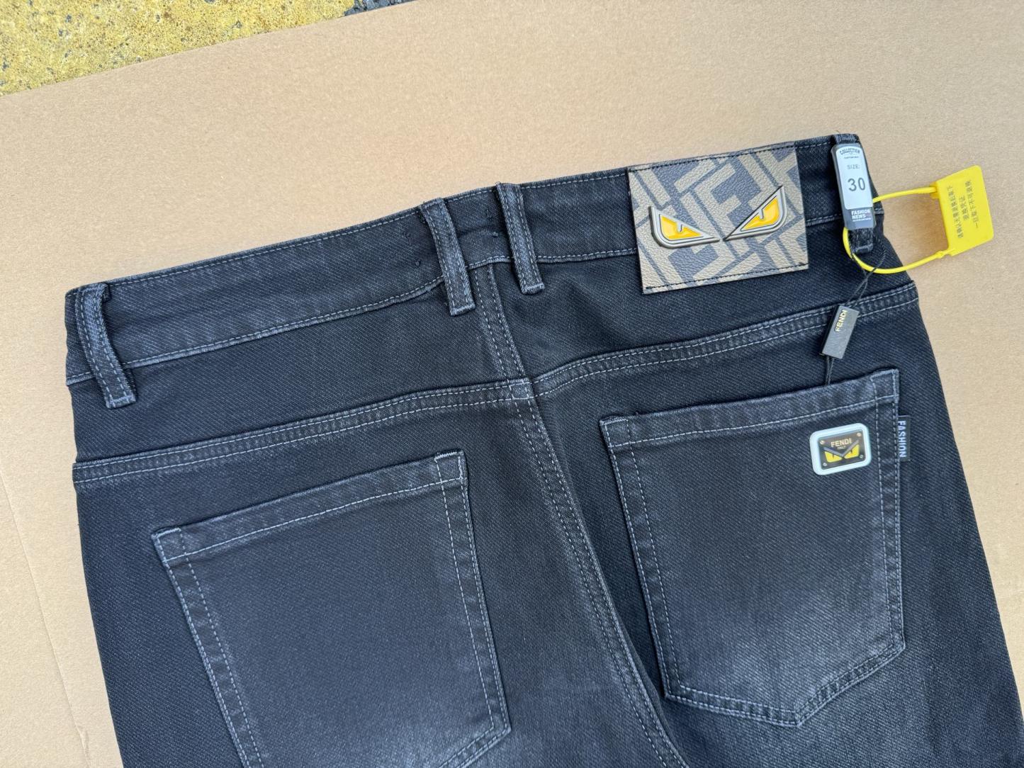 FENDI フェンディ ロゴ五金 ハイウエスト ストレートパンツ / ロングパンツ