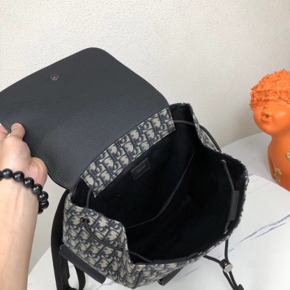 ディオール「Dior」オブlique プリント レザー シグネチャー ショルダーバッグ