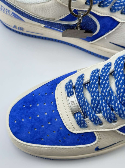 「コラボモデル」The North Face x Nike  Air Force 1 Low 07 'White Royal Blue' スモールスウッシュ スニーカー