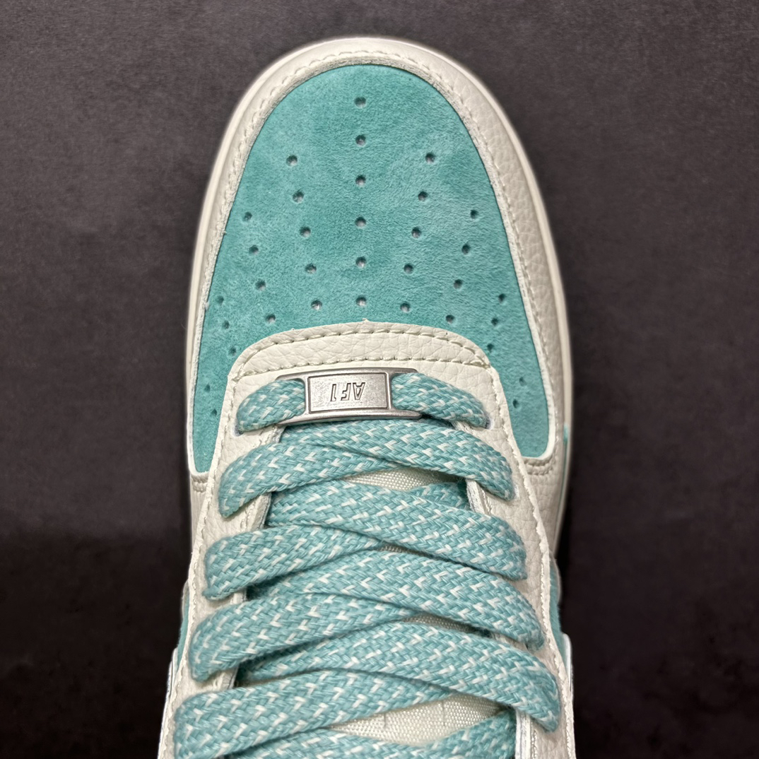 「コラボモデル」The North Face x Nike Air Force 1 Low 07 'White Blue' スモールスウッシュ スターダスト スニーカー