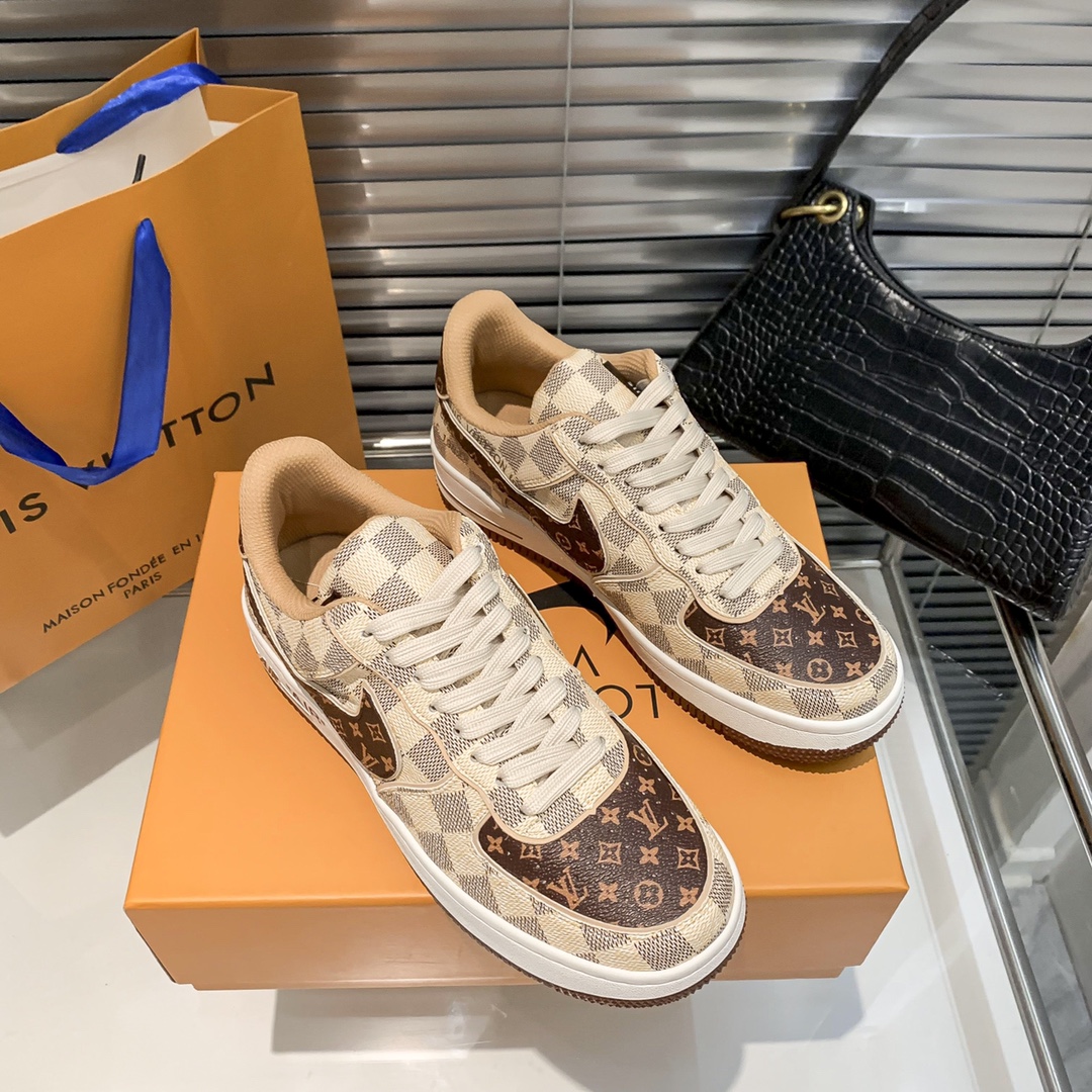 「コラボモデル」Louis Vuitton x Nike Air Force 1 Low スニーカー