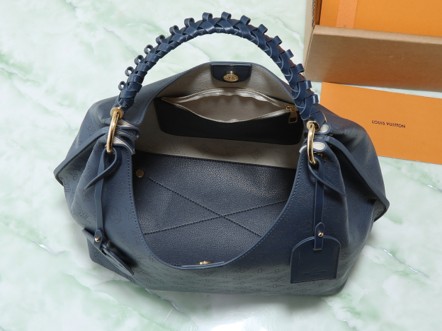 ルイ・ヴィトン「Louis Vuitton」CARMEL ハンドバッグ ネイビー