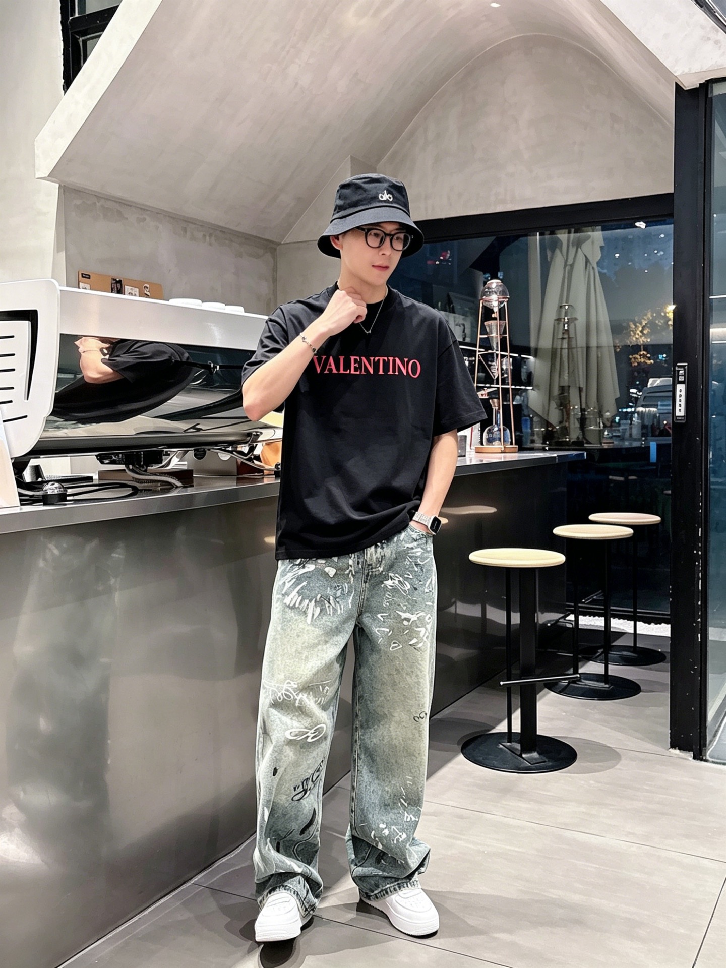 ロゴプリントTシャツ / ショートスリーブ クルーネック