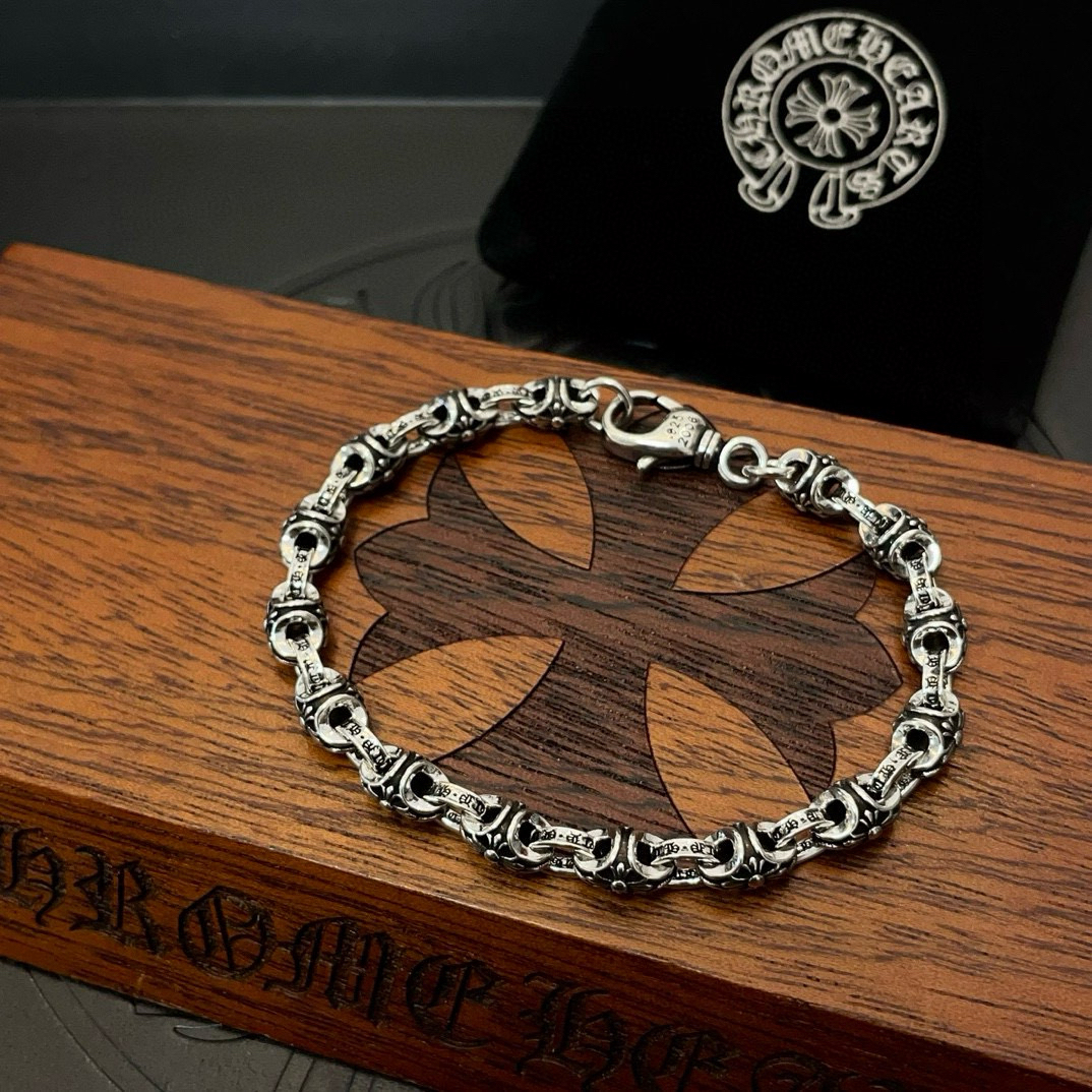 クロムハーツ「Chrome Hearts」ブレスレット - ヴィンテージ＆ロックテイスト ペア用