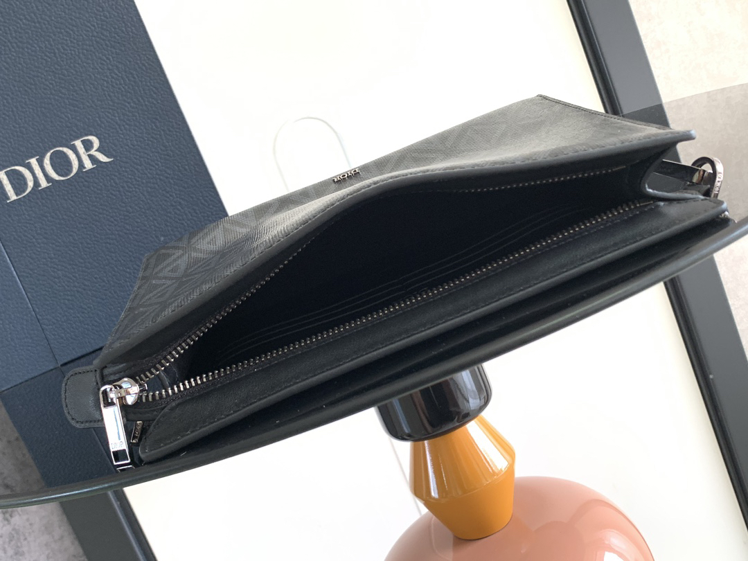 ディオール「Dior」オブリック モチーフ ポーチ