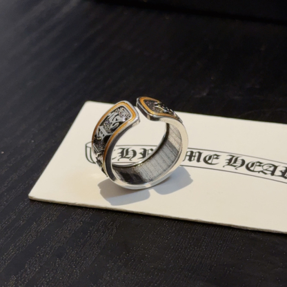 クロムハーツ「Chrome Hearts」クラシックヴィンテージ＆モダンリング - サイズ調整可能