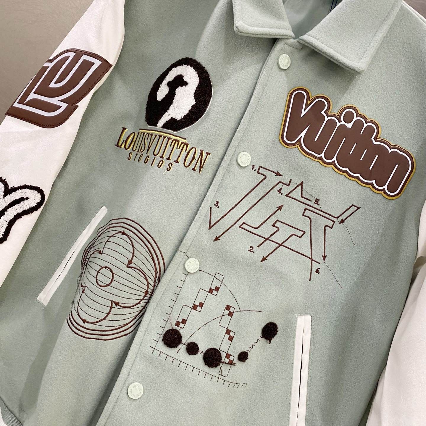 ルイ・ヴィトン「Louis Vuitton」モダンベースボールジャケット