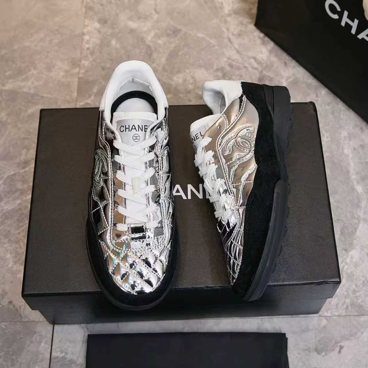 シャネル「Chanel」シャネル プレミアムカジュアルスニーカー/ レジャースニーカー