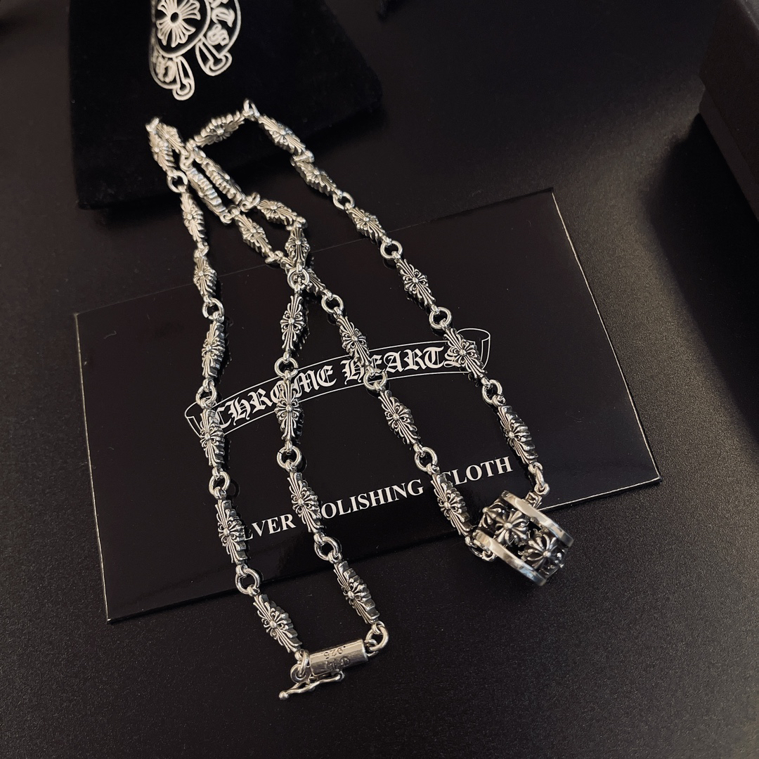 クロムハーツ「Chrome Hearts」シンプルペンダントネックレス - ユニセックス