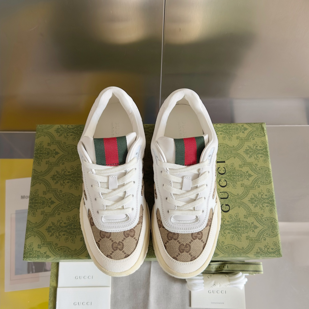 グッチ「Gucci」グッチ バスケット スニーカー / ハイカットレザースニーカー