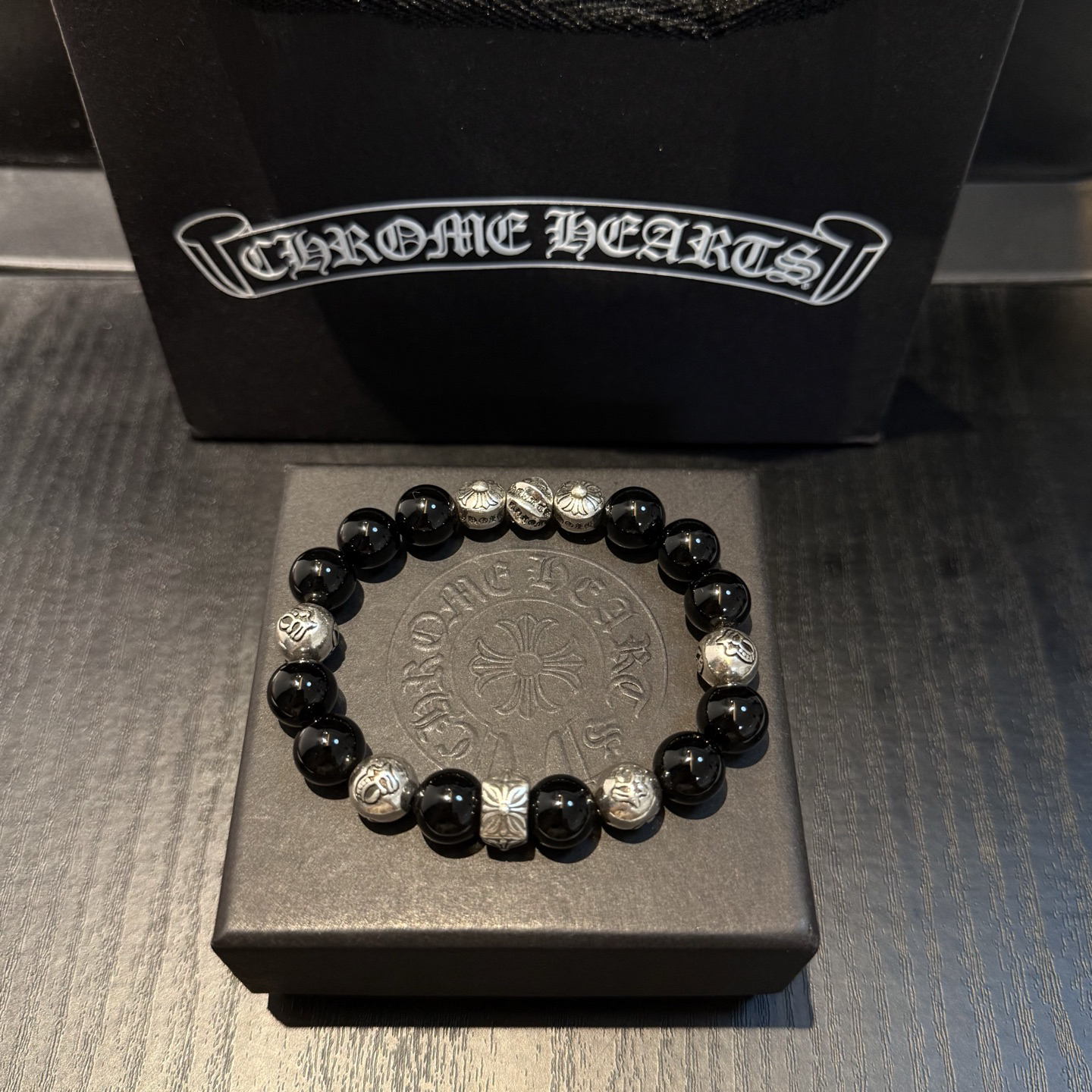 クロムハーツ「Chrome Hearts」ブレスレット - ヴィンテージ＆ロックテイスト ペア用