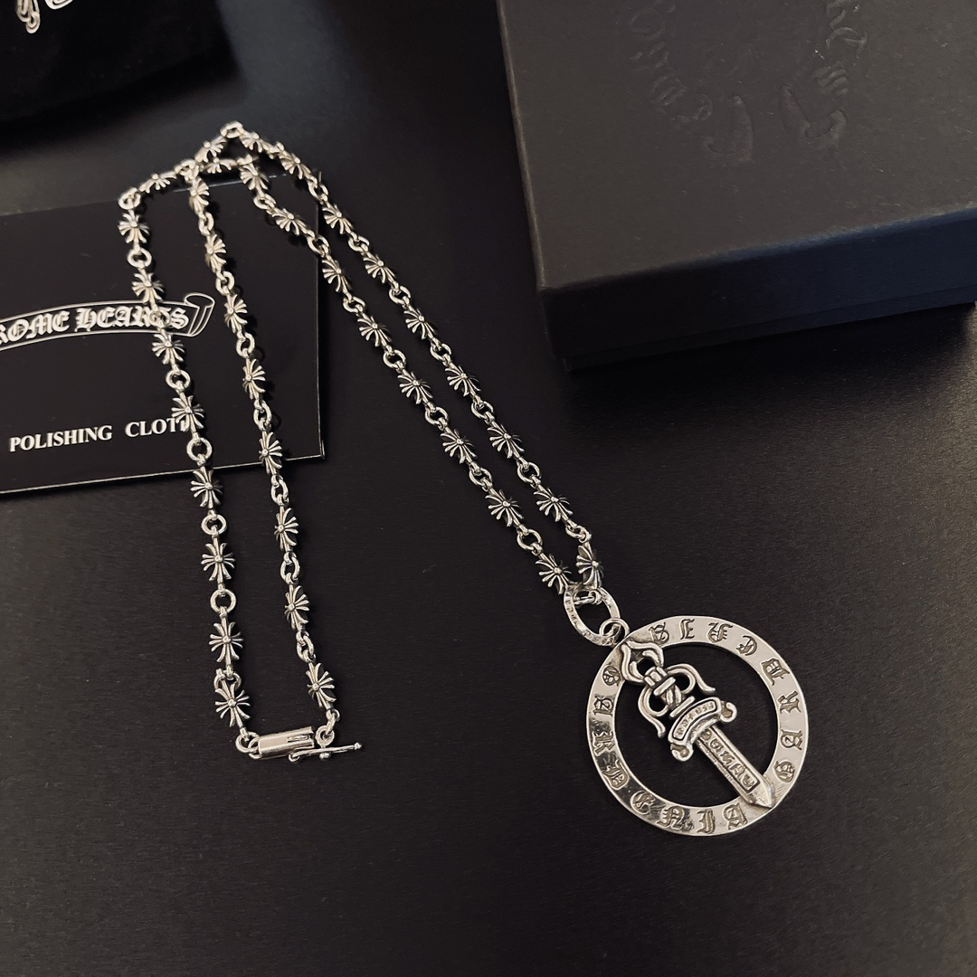 クロムハーツ「Chrome Hearts」シンプルペンダントネックレス - ユニセックス