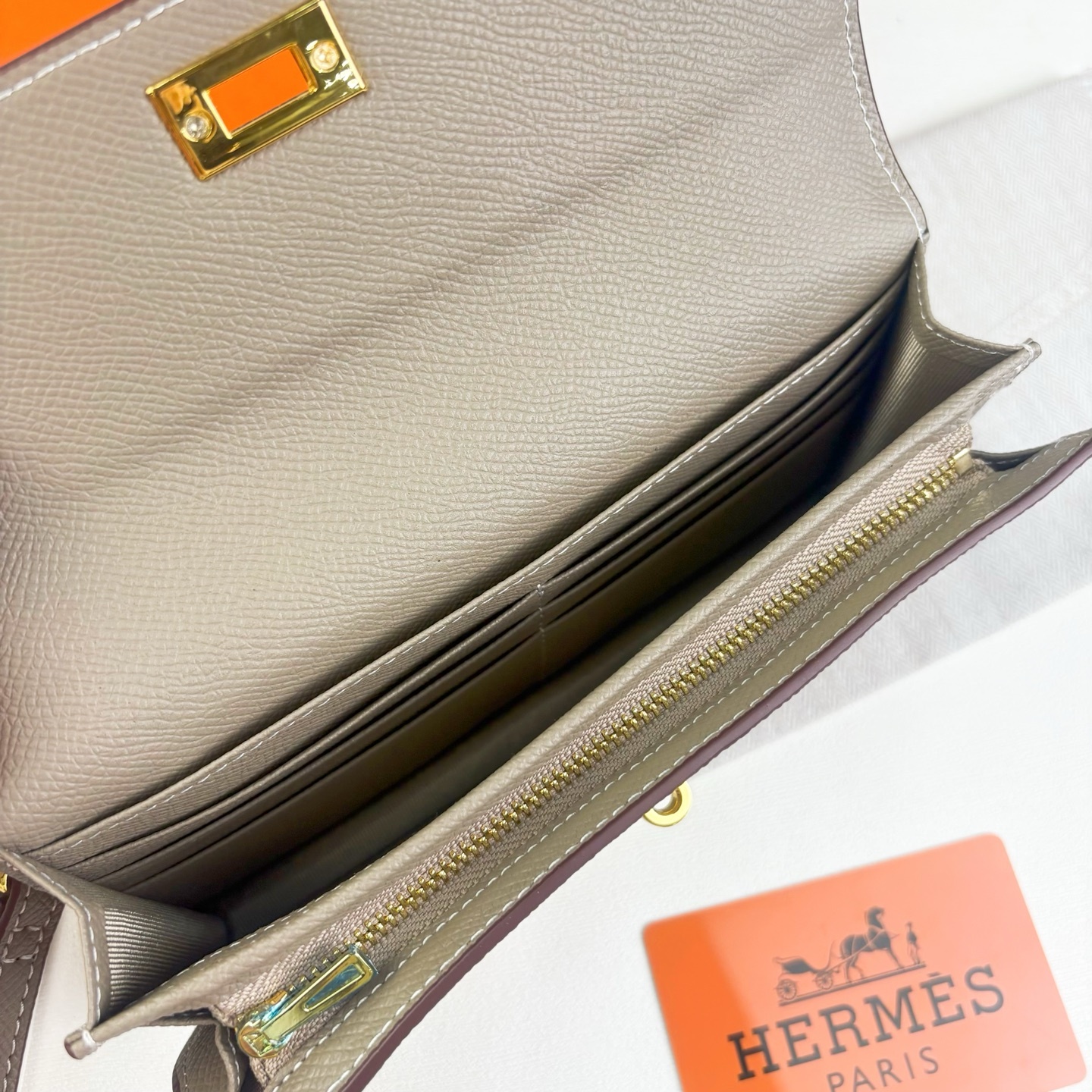 エルメス「Hermès」Kelly ポケット長財布 10色