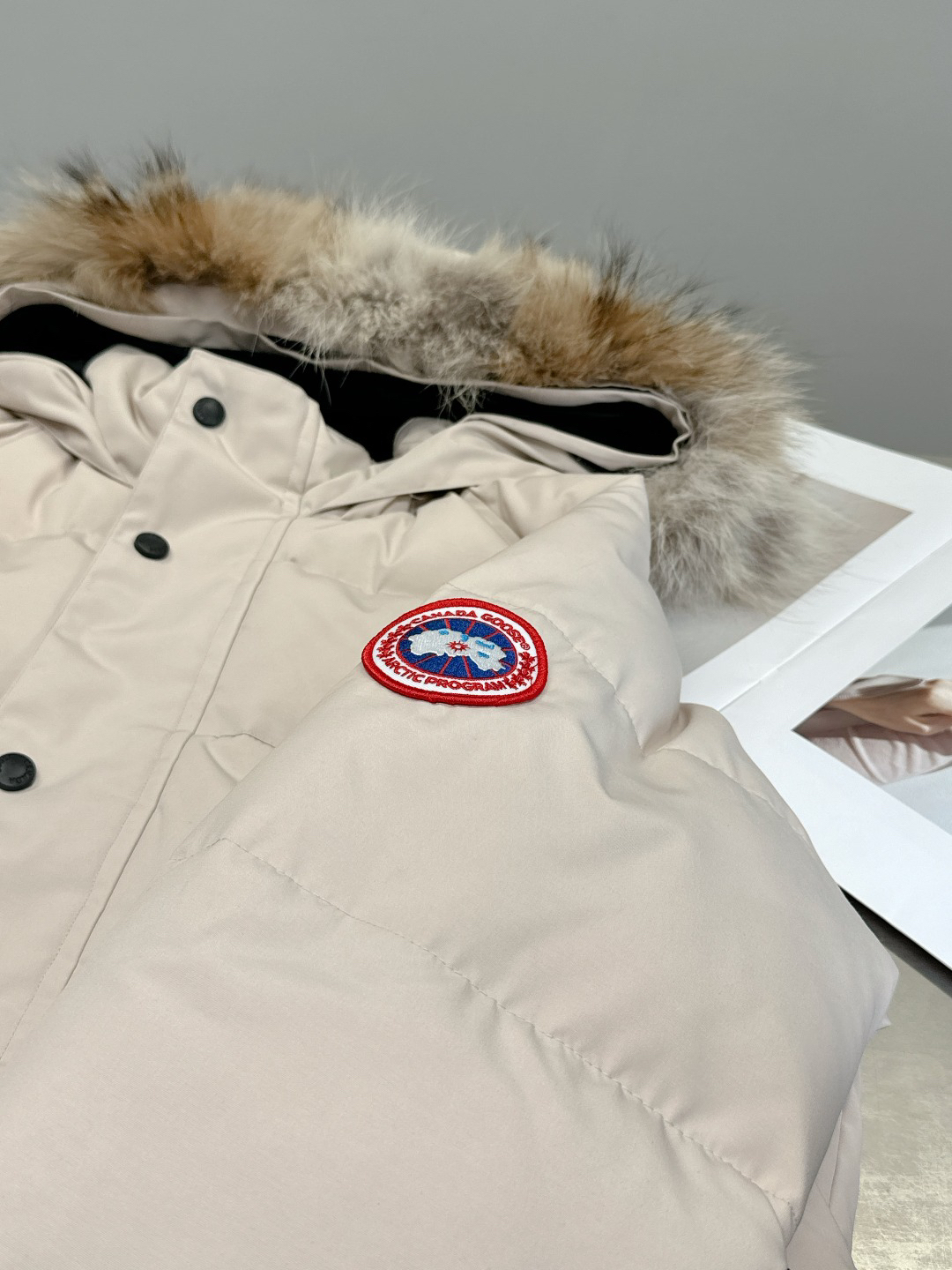 カナダグース「Canada Goose」秋冬フード付きダウンコート