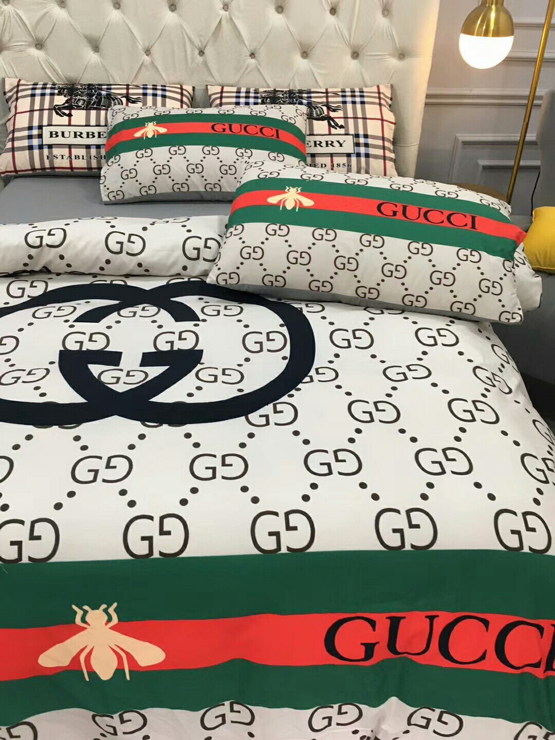 グッチ「Gucci」プレミアムコットン デジタルプリント 4点セット