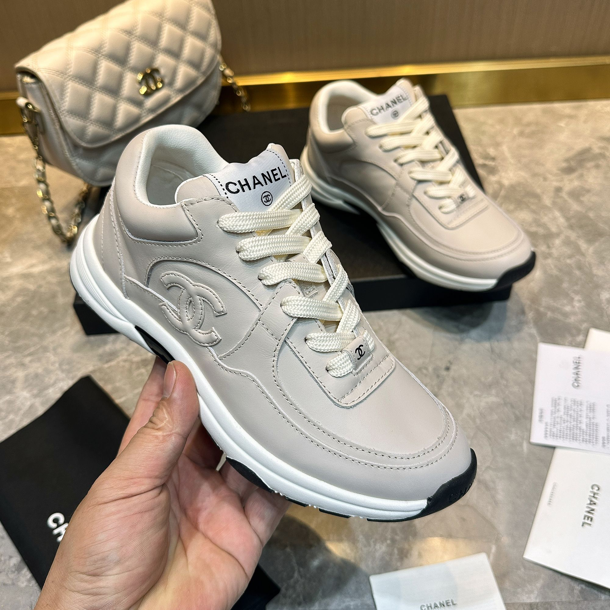 シャネル「Chanel」シャネル プレミアムカジュアルスニーカー / レジャースニーカー