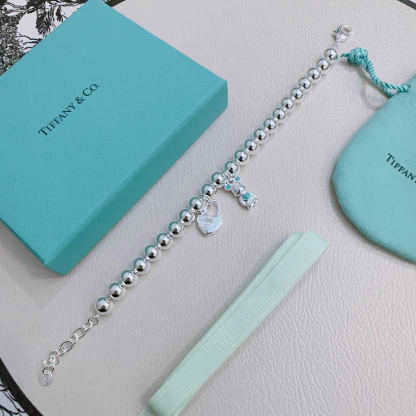 ティファニー「Tiffany & Co.」ポリッシュドシルバーリンク ブレスレット
