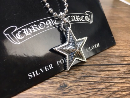 クロムハーツ「Chrome Hearts」ペンタグラム ロングチェーン ネックレス