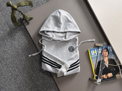 ルイ・ヴィトン「Louis Vuitton」メンズ フード付きコットンパーカー(ユニセックス)