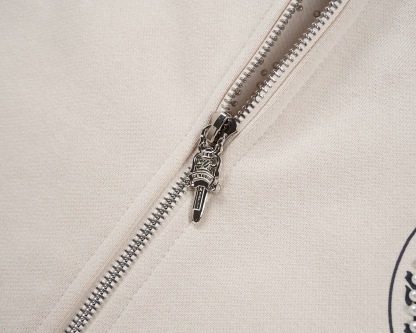 クロムハーツ「Chrome Hearts」秋冬ロングスリーブ ジップアップフーディ - ユニセックス