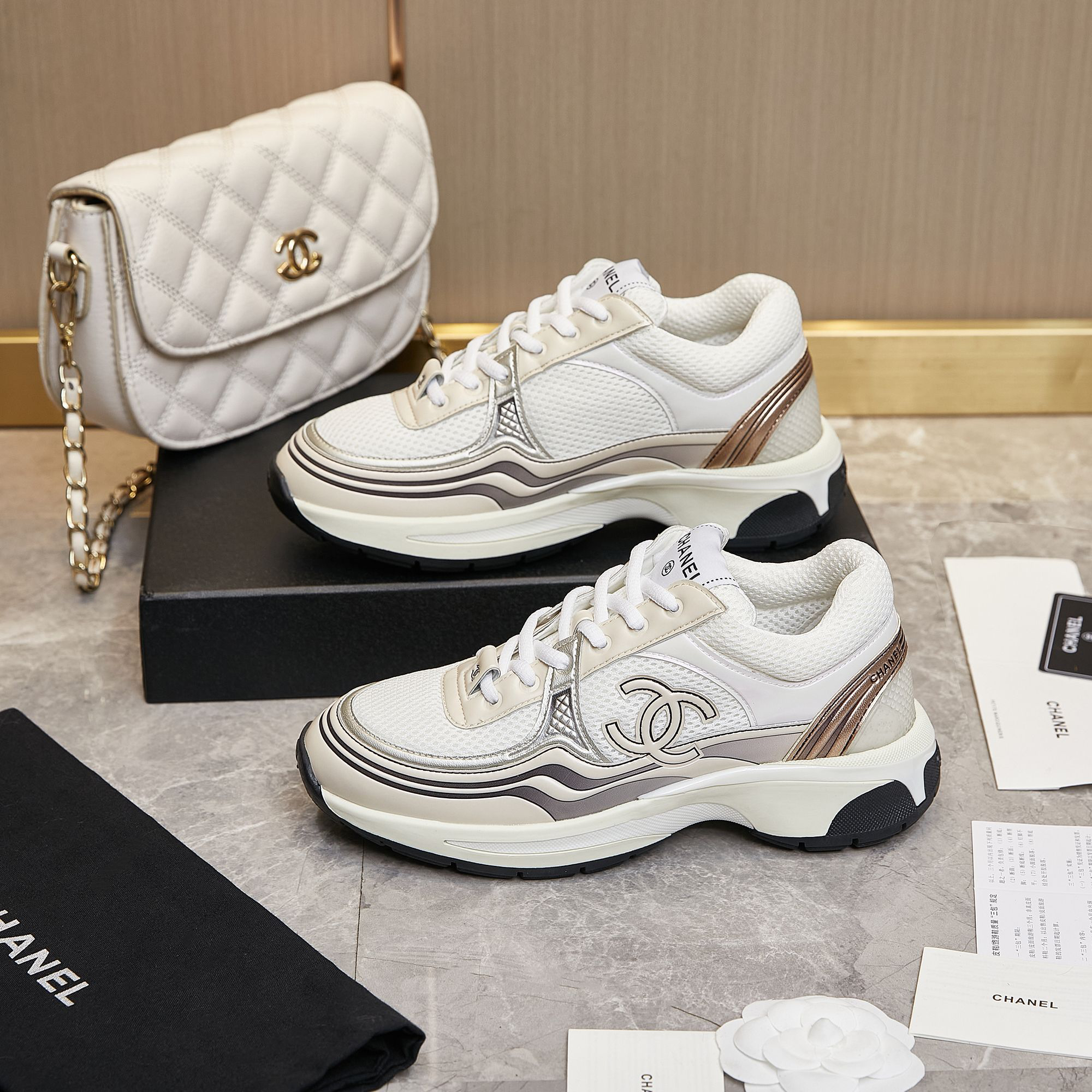 シャネル「Chanel」シャネル プレミアムカジュアルスニーカー/ レジャースニーカー