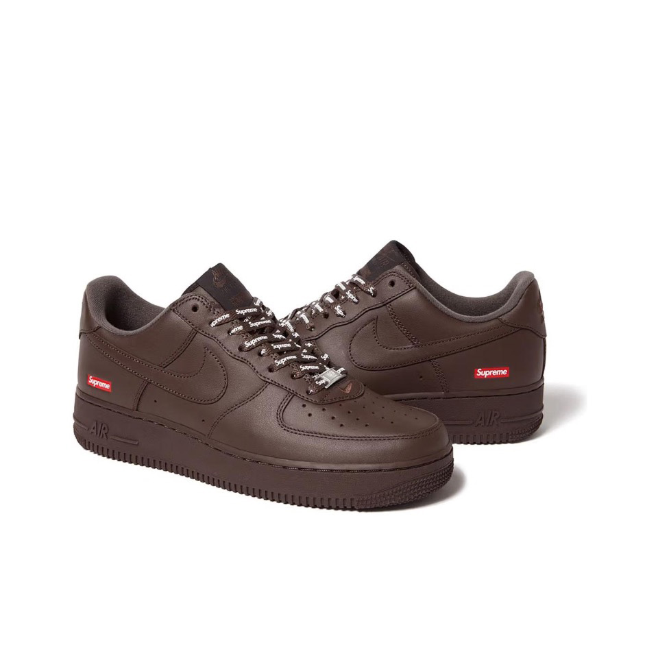 【新商品発売】【今年の新商品】SUPREME × NIKE AIR FORCE 1 LOW BAROQUE BROWN 23FW