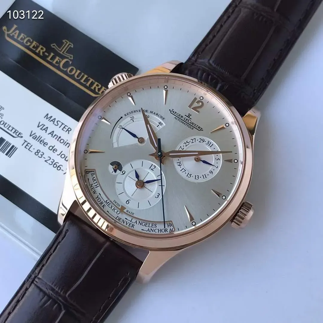 ジャガー ルクルト「Jaeger-LeCoultre」 Master Geographic Q1428421 腕時計39MM