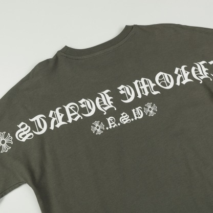 クロムハーツ「Chrome Hearts」サンスクリットプリント オーバーサイズTシャツ + 半袖カットソー