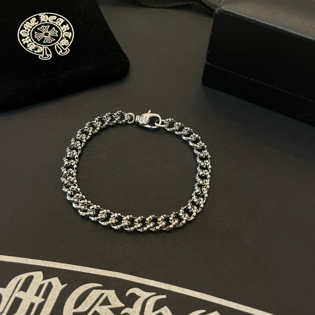クロムハーツ「Chrome Hearts」ブレスレット - ヴィンテージ＆ロックテイスト ペア用