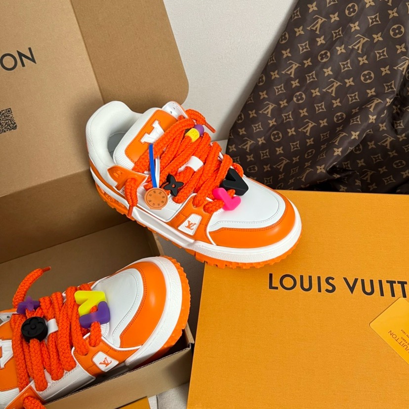 ルイ・ヴィトン「Louis Vuitton」ルイ・ヴィトン トレーナーマキシ スニーカー / レザースニーカー