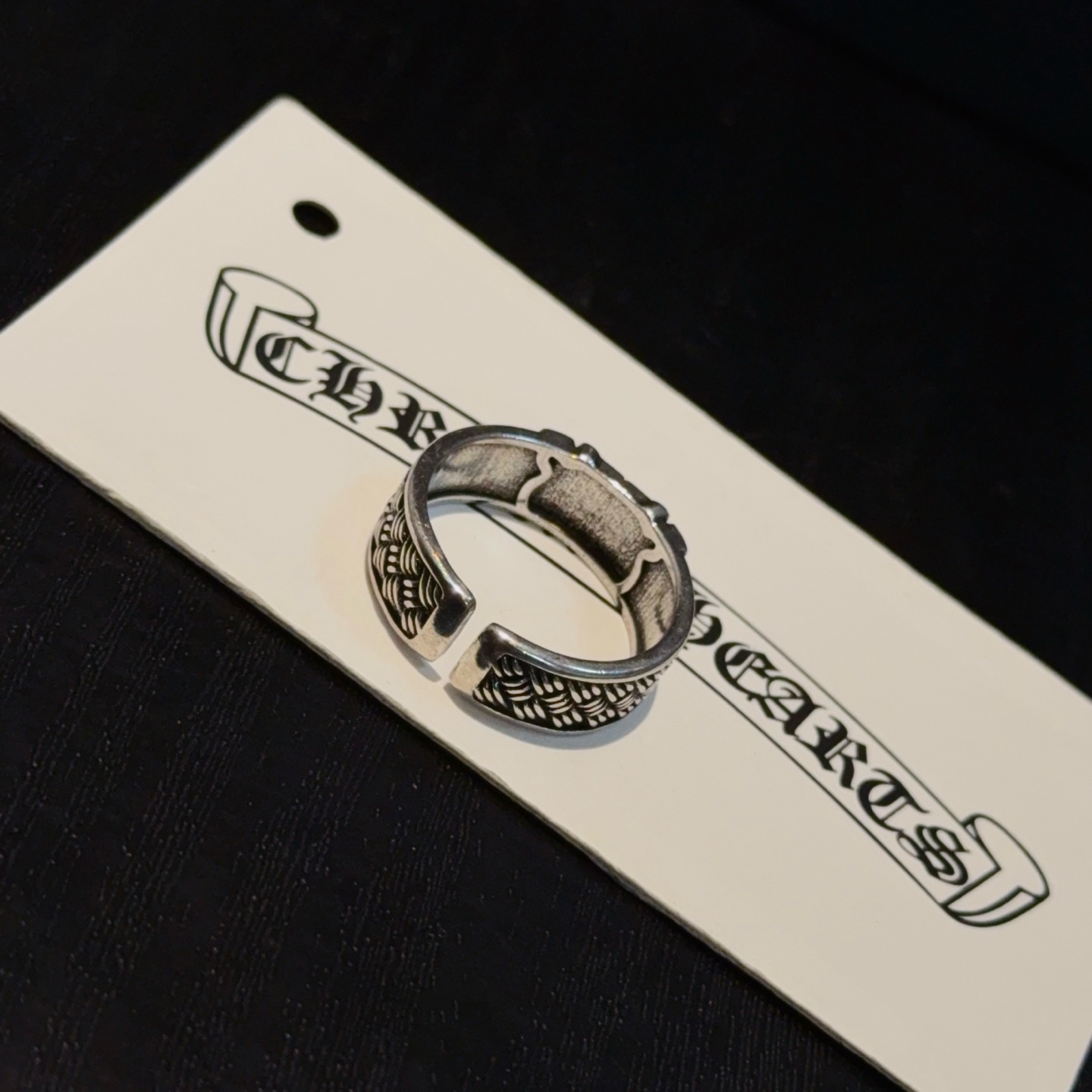 クロムハーツ「Chrome Hearts」クラシックヴィンテージ＆モダンリング - フリーサイズ