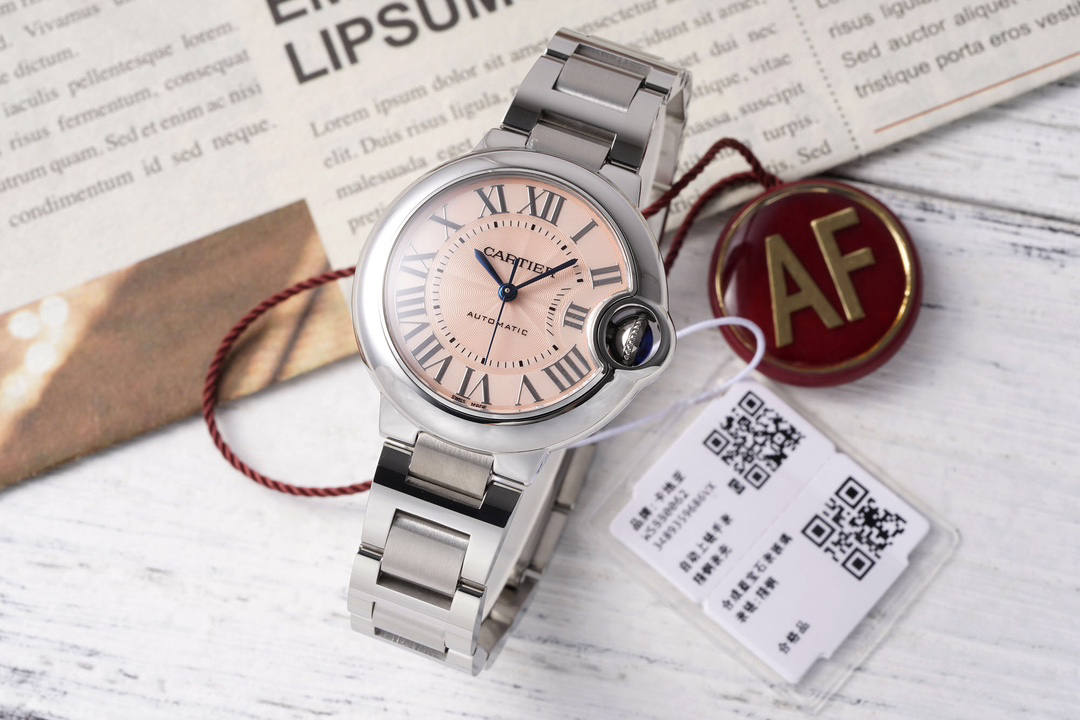 カルティエ［Cartier］バロン ブルー ドゥ 自動巻き腕時計 33mm