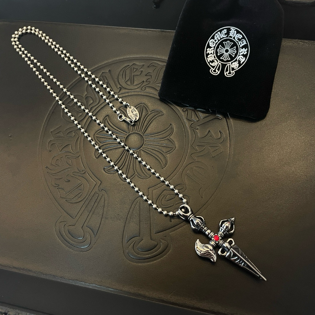 クロムハーツ「Chrome Hearts」クラシック ペンダントネックレス - 男女兼用