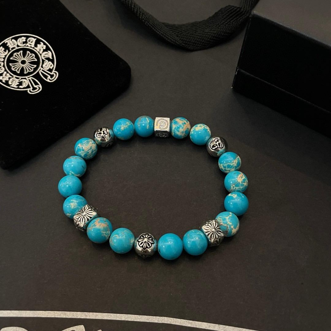 クロムハーツ「Chrome Hearts」ブレスレット - ヴィンテージ＆ロックテイスト ペア用